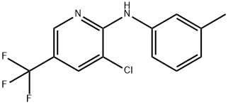 3-Chloro-N-(3-methylphenyl)-5-(trifluoromethyl)-2-pyridinamine 구조식 이미지