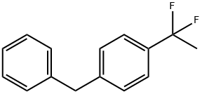 1-Benzyl-4-(1,1-difluoroethyl)benzene Structure
