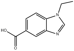 1-Ethyl-1H-benzoimidazole-5-carboxylic acid Structure