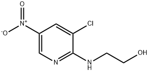 2-[(3-Chloro-5-nitro-2-pyridinyl)amino]-1-ethanol 구조식 이미지