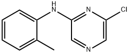 6-Chloro-N-(2-methylphenyl)-2-pyrazinamine Structure