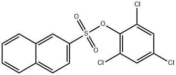 2,4,6-Trichlorophenyl 2-naphthalenesulfonate 구조식 이미지