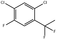 1,5-Dichloro-2-(1,1-difluoroethyl)-4-fluorobenzene Structure