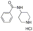 N-(4-Piperidinyl)benzamide hydrochloride 구조식 이미지