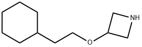 3-(2-Cyclohexylethoxy)azetidine 구조식 이미지