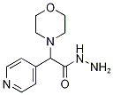 4-morpholineacetic acid, alpha-4-pyridinyl-, hydrazide 구조식 이미지