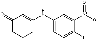 2-cyclohexen-1-one, 3-[(4-fluoro-3-nitrophenyl)amino]- 구조식 이미지
