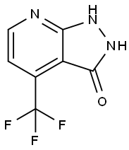 4-(Trifluoromethyl)-1H,2H,3H-pyrazolo-[3,4-b]pyridin-3-one Structure
