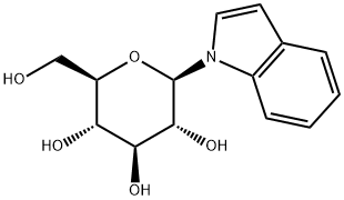 (3S,4S,5S,6R)-2-(Hydroxymethyl)-6-(1H-indol-1-yl)-tetrahydro-2H-pyran-3,4,5-triol Structure