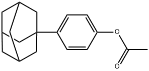 4-(1-Adamantyl)phenyl acetate 구조식 이미지