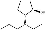 trans-2-[Ethyl(propyl)amino]cyclopentanol Structure