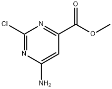 Methyl 6-amino-2-chloropyrimidine-4-carboxylate 구조식 이미지