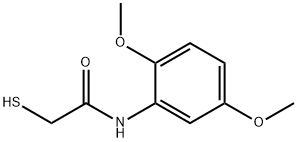 N-(2,5-디메톡시페닐)-2-메르캅토아세트아미드 구조식 이미지