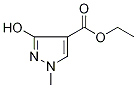 3-Hydroxy-1-methyl-1H-pyrazole-4-carboxylic acid ethyl ester Structure