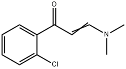 (2E)-1-(2-Chlorophenyl)-3-(dimethylamino)-prop-2-en-1-one 구조식 이미지