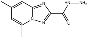 5,7-Dimethyl[1,2,4]triazolo[1,5-a]pyridine-2-carbohydrazide Structure