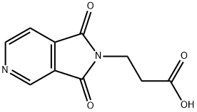 3-(1,3-Dioxo-1,3-dihydro-2H-pyrrolo[3,4-c]pyridin-2-yl)propanoic acid Structure