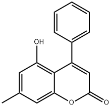 5-Hydroxy-7-methyl-4-phenyl-2H-chromen-2-one Structure