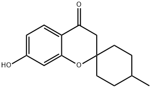 7-Hydroxy-4'-methylspiro[chromene-2,1'-cyclohexan]-4(3H)-one 구조식 이미지