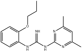 N-(4,6-Dimethylpyrimidin-2-yl)-N'-(2-propoxyphenyl)guanidine Structure