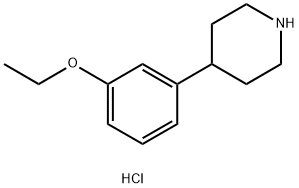 4-(3-Ethoxyphenyl)piperidine hydrochloride Structure