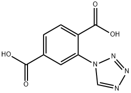 2-(1H-Tetrazol-1-yl)terephthalic acid 구조식 이미지