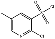 2-Chloro-5-methyl-pyridine-3-sulfonyl chloride 구조식 이미지
