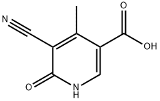 5-Cyano-6-hydroxy-4-methylnicotinic acid Structure