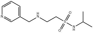 N-Isopropyl-2-[(pyridin-3-ylmethyl)amino]-ethanesulfonamide 구조식 이미지