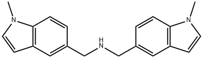 1-(1-Methyl-1H-indol-5-yl)-N-[(1-methyl-1H-indol-5-yl)methyl]methanamine Structure