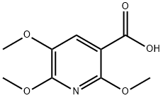 2,5,6-Trimethoxynicotinic acid Structure