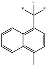 1-Methyl-4-(trifluoromethyl)naphthalene 구조식 이미지