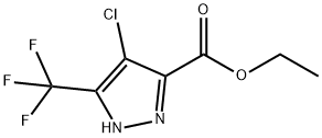 Ethyl 4-chloro-5-(trifluoromethyl)-1H-pyrazole-3-carboxylate Structure