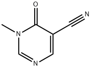 1-Methyl-6-oxo-1,6-dihydropyrimidine-5-carbonitrile Structure