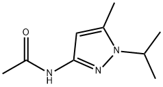 N-(1-Isopropyl-5-methyl-1H-pyrazol-3-yl)acetamide Structure