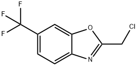 2-(Chloromethyl)-6-(trifluoromethyl)-1,3-benzoxazole Structure