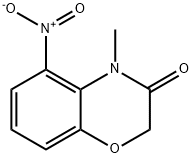 4-Methyl-5-nitro-2H-1,4-benzoxazin-3(4H)-one Structure