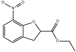 Ethyl 7-nitro-2,3-dihydro-1-benzofuran-2-carboxylate Structure