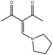 3-(PYRROLIDIN-1-YLMETHYLENE)PENTANE-2,4-DIONE Structure