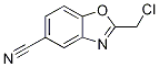 2-(Chloromethyl)-5-cyano-1,3-benzoxazole 구조식 이미지