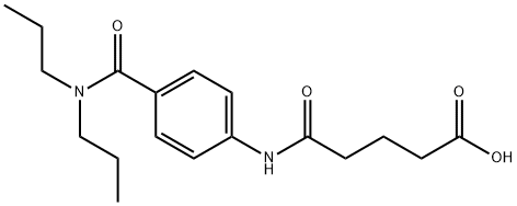 5-{4-[(DIPROPYLAMINO)CARBONYL]ANILINO}-5-OXOPENTANOIC ACID Structure