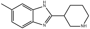 6-METHYL-2-PIPERIDIN-3-YL-1H-BENZIMIDAZOLE 구조식 이미지