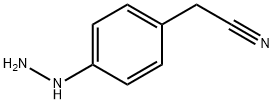 (4-hydrazinophenyl)acetonitrile 구조식 이미지