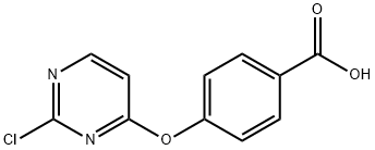 4-[(2-chloropyrimidin-4-yl)oxy]benzoic acid Structure