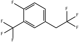 1-FLUORO-4-(2,2,2-TRIFLUOROETHYL)-2-(TRIFLUOROMETHYL)BENZENE 구조식 이미지