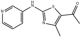 1-[4-methyl-2-(3-pyridinylamino)-1,3-thiazol-5-yl]-1-ethanone Structure