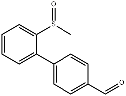 2'-(methylsulfinyl)[1,1'-biphenyl]-4-carbaldehyde Structure