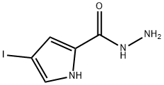 4-iodo-1H-pyrrole-2-carbohydrazide Structure