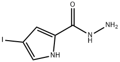 4-요오도-1H-피롤-2-카르보히드라지드 구조식 이미지