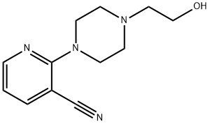 2-[4-(2-hydroxyethyl)piperazino]nicotinonitrile Structure